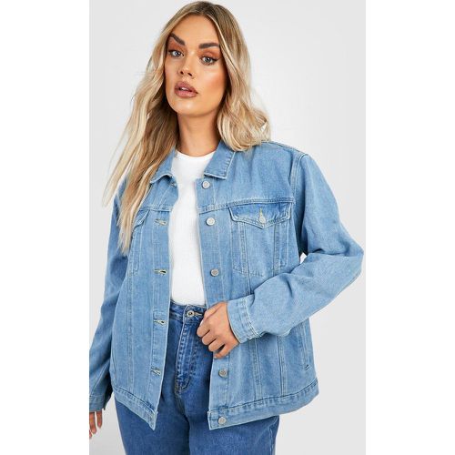 Chaqueta Plus Oversize Vaquera - boohoo - Modalova