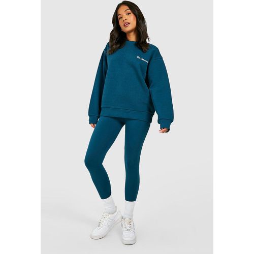 Chándal Petite Con Leggings Y Sudadera Con Estampado Dsgn Studio - boohoo - Modalova