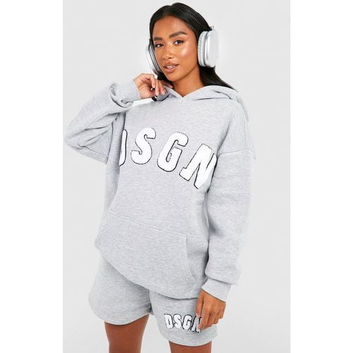 Sudadera Petite Oversize Con Capucha Y Estampado Dsgn Studio - boohoo - Modalova