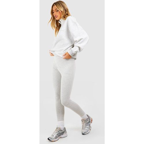 Conjunto De Leggings Y Sudadera Con Cremallera A La Mitad - boohoo - Modalova