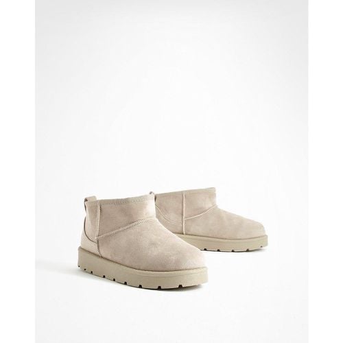 Botas Ultra Mini Cómodas, Beige - boohoo - Modalova