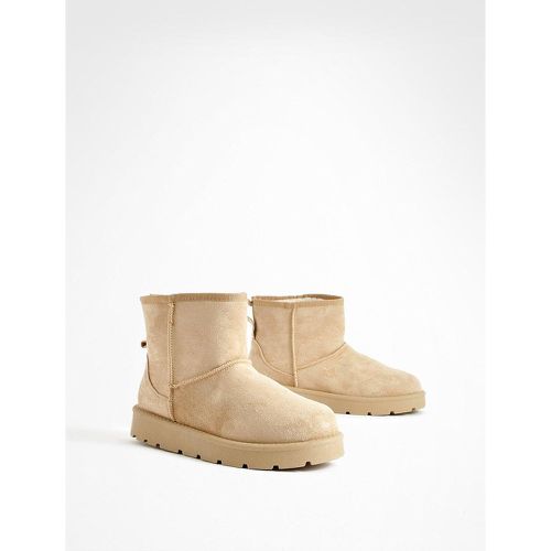 Botas Mini Cómodas, Beige - boohoo - Modalova