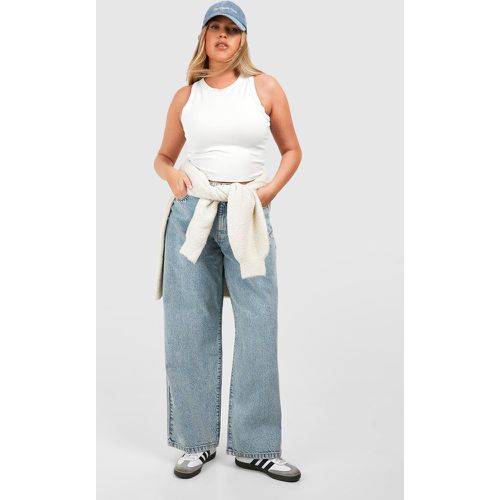 Jeans Plus Size Basic in taglio maschile - boohoo - Modalova