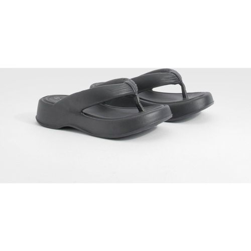 Chanclas Gruesas Con Plataforma Y Puntera Cuadrada - boohoo - Modalova