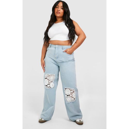 Jeans a gamba ampia Plus Size all'uncinetto misti - boohoo - Modalova