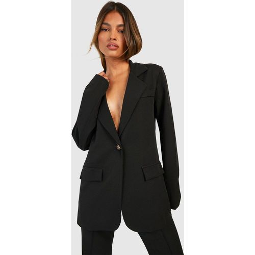 Blazer sartoriale a monopetto rilassato - boohoo - Modalova