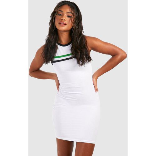 Vestido Mini Estilo Nadador De Rayas Premium - boohoo - Modalova