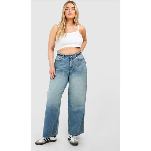 Vaqueros Plus Oversize Rectos Con Lazo En La Espalda - boohoo - Modalova