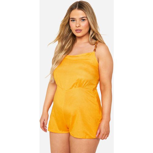 Tutina Plus Size con spalline e perline - boohoo - Modalova