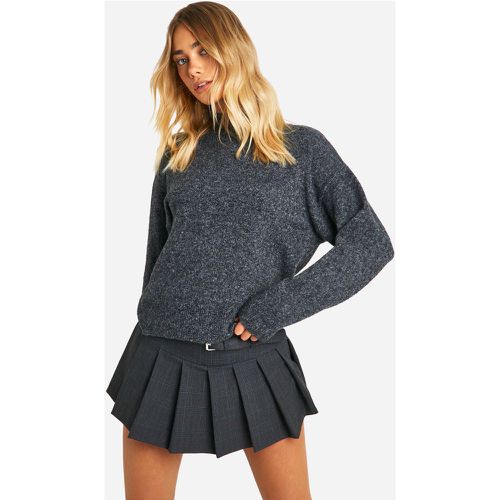 Maglione a collo alto in maglia morbida - boohoo - Modalova