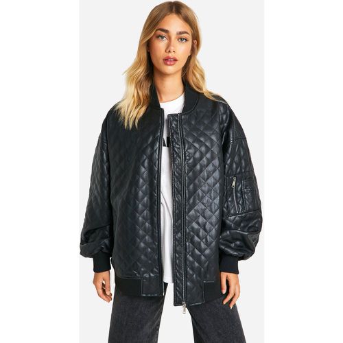 Chaqueta Bomber Oversize Acolchada - boohoo - Modalova