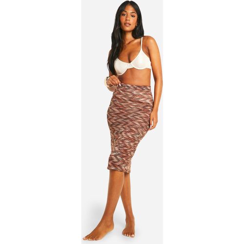 Tall Multi Knitted Beach Midaxi Skirt - boohoo - Modalova