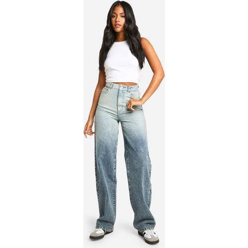 Jeans a gamba super ampia Tall Basics a vita alta - boohoo - Modalova