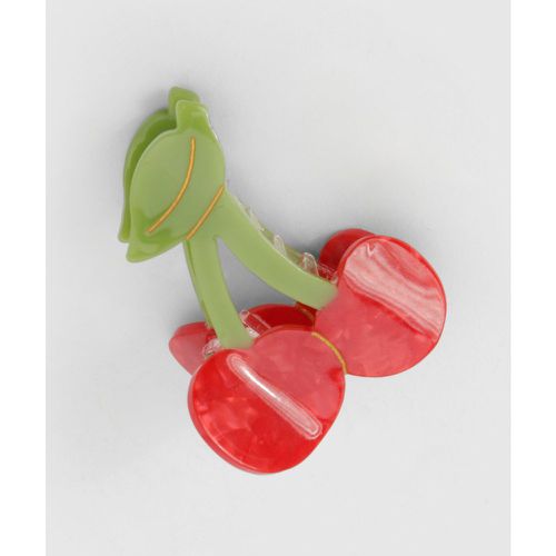 Cherry Claw Clip, Rojo - boohoo - Modalova