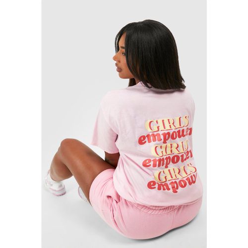 Plus Girls Empower Oversized T-shirt - boohoo - Modalova