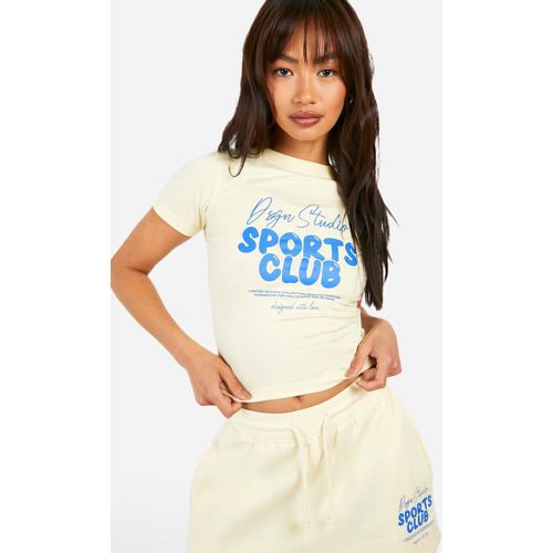 Dsgn Studio Sports Club Bubble Slogan Baby T-shirt - boohoo - Modalova
