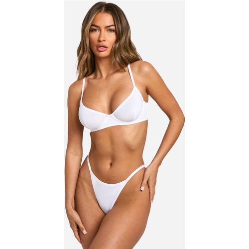 Essentials Basic Brief, Bianco - boohoo - Modalova