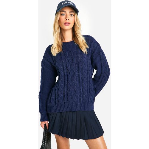 Jersey Oversize De Punto En Ochos - boohoo - Modalova