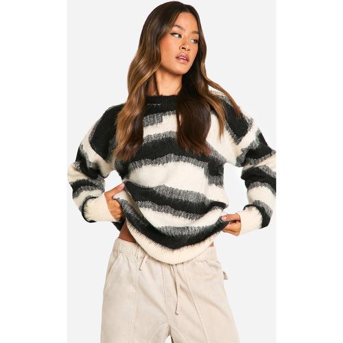 Jersey Tall Oversize De Jacquard Cardado - boohoo - Modalova