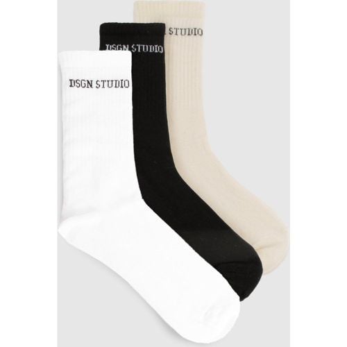 Pack De 3 Pares De Calcetines Dsgn Studio - boohoo - Modalova