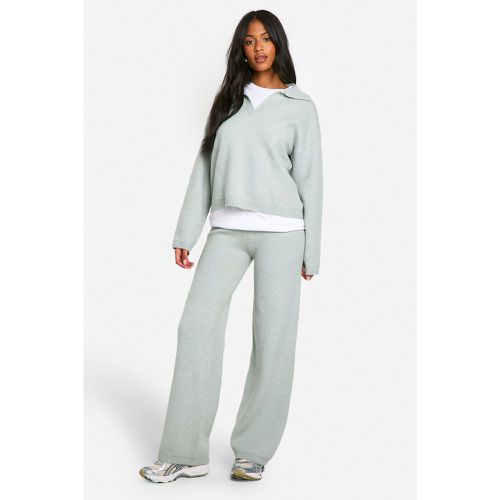 Pullover Tall con scollo a V & pantaloni coordinati - boohoo - Modalova