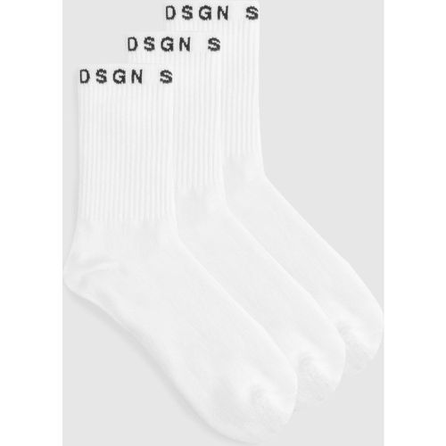 Pack De 3 Pares De Calcetines Deportivos Dsgn Studio - boohoo - Modalova