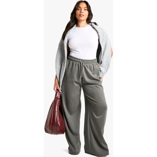 Pantalón Deportivo Plus De Pernera Ancha Con Bordado Dsgn Studio - boohoo - Modalova