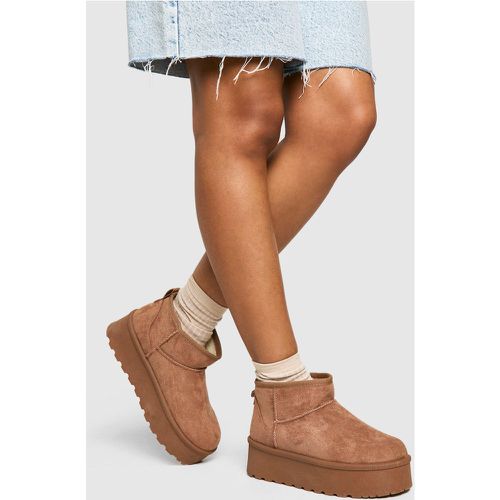 Botas Mini Cómodas Con Plataforma - boohoo - Modalova