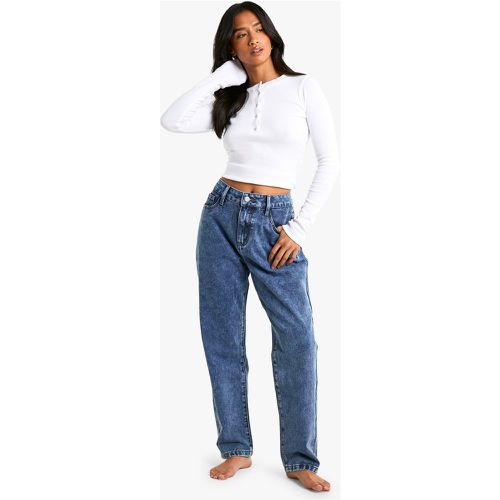 Jeans Mom Petite Basics Slim Fit - boohoo - Modalova