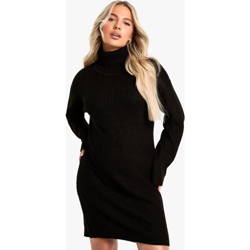 Vestido Jersey Premamá Mini Con Cuello Vuelto - boohoo - Modalova