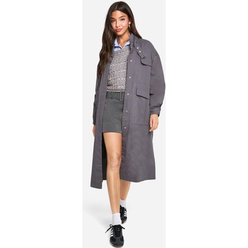 Cappotto Trench con tasche Utility - boohoo - Modalova