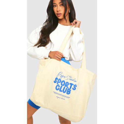 Dsgn Studio Sports Club Slogan Tote Bag - boohoo - Modalova