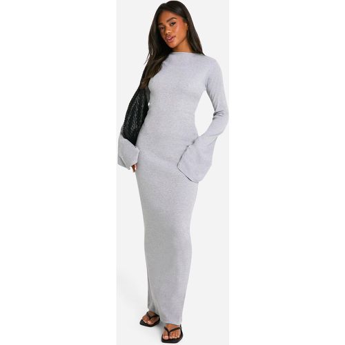 Vestito Basic a coste con maniche svasate - boohoo - Modalova