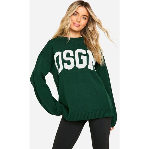 Maglione a girocollo in maglia DSGN - boohoo - Modalova