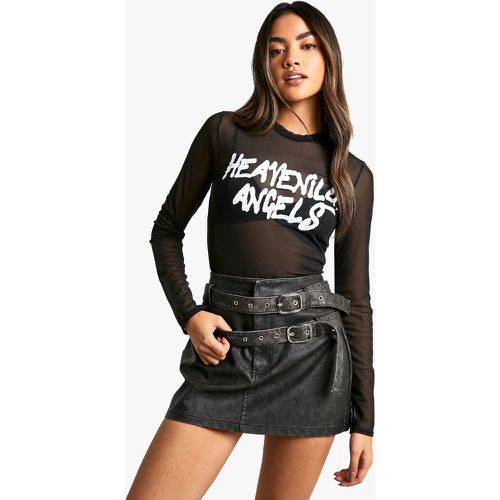 Top Ajustado Con Estampado Heavenly Angels - boohoo - Modalova