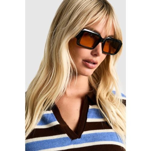 Gafas De Sol Cuadradas Con Lentes Tintadas - boohoo - Modalova