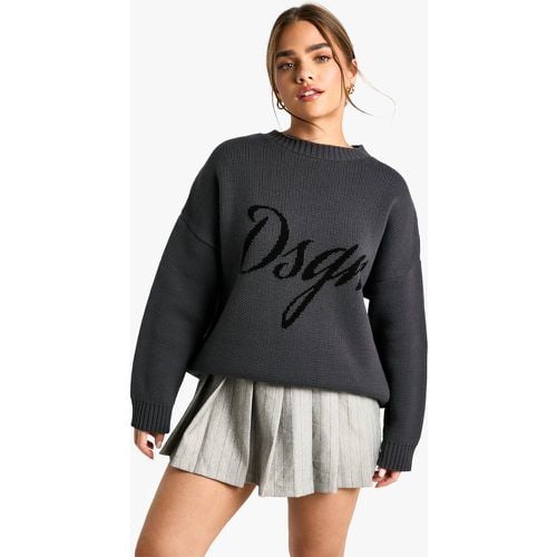 Jersey Petite De Punto Jacquard Con Estampado Dsgn - boohoo - Modalova