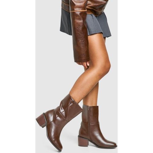 Botas Chelsea De Holgura Ancha Gruesas Con Panel - boohoo - Modalova