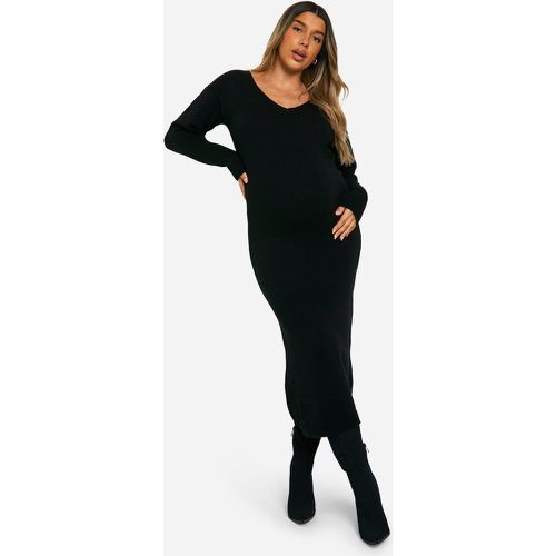 Vestito maxi Premaman in maglia morbida extra comodo - boohoo - Modalova