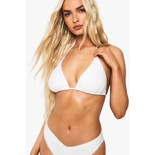 Costume da bagno Essentials - Top a triangolo con busto ampio - boohoo - Modalova