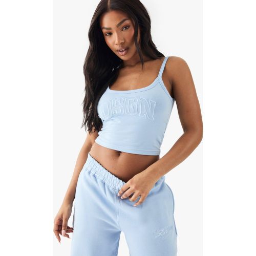 Top Sin Mangas Con Bordado Dsgn Studio Sports Club - boohoo - Modalova