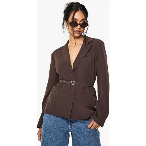 Americana Holgada Con Cinturón - boohoo - Modalova