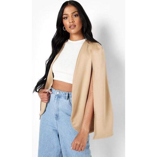 Americana Tall Estilo Capa, Beige - boohoo - Modalova