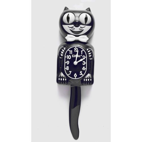 Kit-Cat Klock Classic Clock, Black - Kit-Cat Klock - Modalova