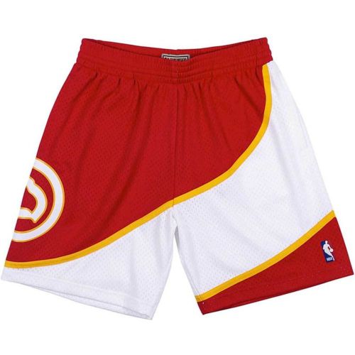 NBA Atlanta Hawks Pantaloncini Rosso - Mitchell And Ness - Modalova