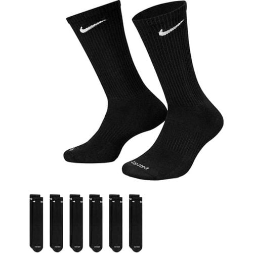 Everyday Plus Cushioned Crew 6er Pack Socken Calze Nero C010 - Nike - Modalova