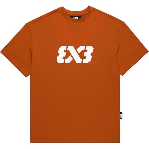 X3 Logo T-shirt Marrone - 3x3 - Modalova