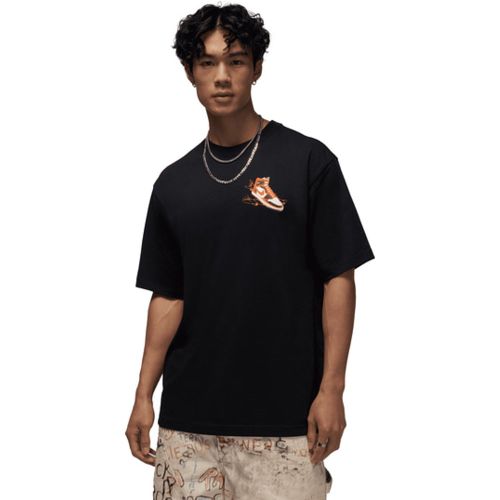 Jordan Aj1 T-shirt Nero C010 - Jordan - Modalova