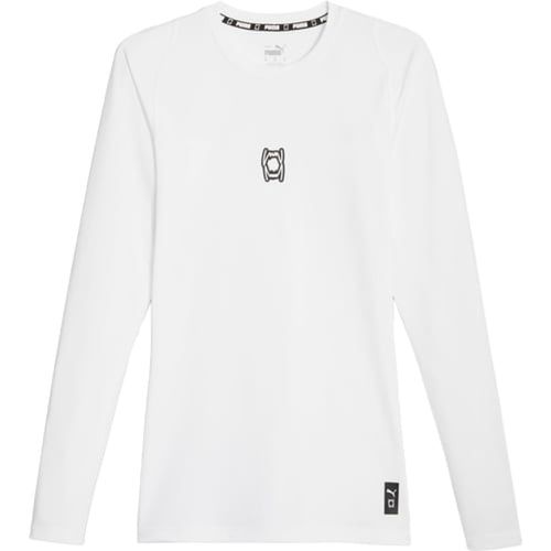 Hoops team longsleeve baselayer, bianco - Puma - Modalova