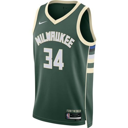 NBA MILWAUKEE BUCKS DRI-FIT ICON SWINGMAN JERSEY GIANNIS ANTETOKOUNMPO, / - Nike - Modalova